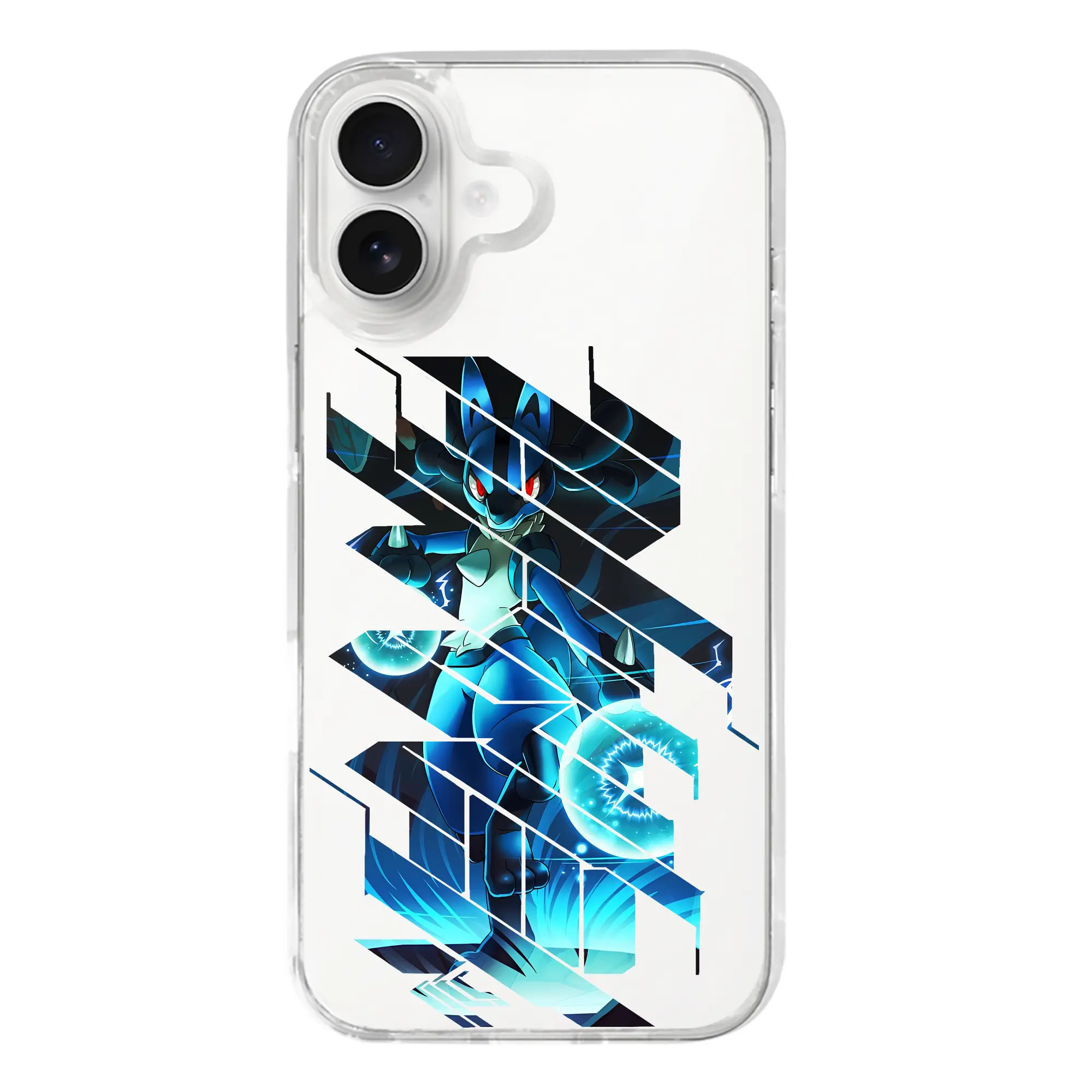 ポケモン グッズ,ルカリオ - iPhone 17シリーズ 透明スマホケース – 薄型・耐衝撃・精密フィット保護カバー